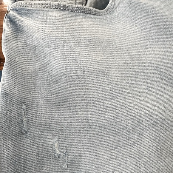 Good American Always Fits Good Legs Flare Distressed Lt Blue Wash Size 14-18 NWT - Picture 13 of 16